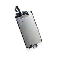 Display iPhone 6 LCD Alb Complet Cu Tablita Metalica Si Conector Amprenta