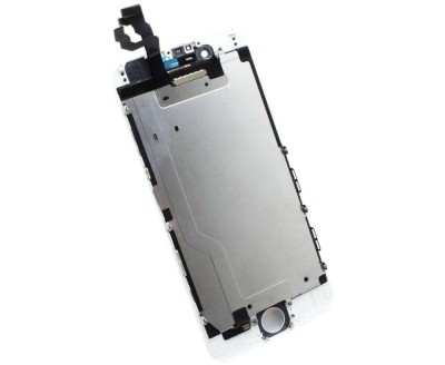 Display iPhone 6 LCD Alb Complet Cu Tablita Metalica Si Conector Amprenta foto