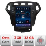 Navigatie Tesla Ford Mondeo 2007-2010 cu GPS 4G, CarPlay si Android Auto