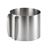 Inel reglabil pentru tort si prajituri 15 cm, inox, Zortiva