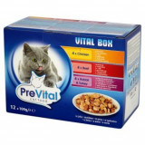 Prevital Pli, Pui, Vita, Iepure, 12 x 100g