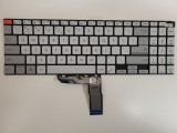 Tastatura Laptop, Asus, VivoBook Pro 16X N7600, N7600P, N7600PC, iluminata, gri, layout US