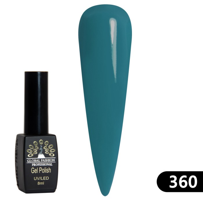 Oja semipermanenta Black Elite, Global Fashion 8 ml, 360