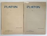 PLATON de CEZAR PAPACOSTEA , VOLUMELE I - II , 1930 - 1931 *COPERTA RESTAURATA , *MINIMA UZURA
