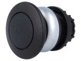 Comutator acționat prin apăsare 22mm negru