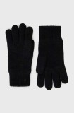 Barbour manusi de lana Carlton culoarea negru
