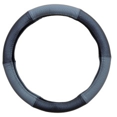 Husa Volan Umbrella Piele Naturala Perforata - Gri, 37-39 cm (Universal, Standard)