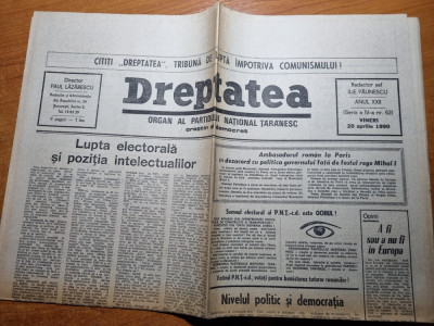 dreptatea 20 aprilie 1990-pamantul pentru vesnicie taranilor foto