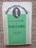 ANDRE MAUROIS - PAGINI NEMURITOARE DIN VOLTAIRE {editie veche}
