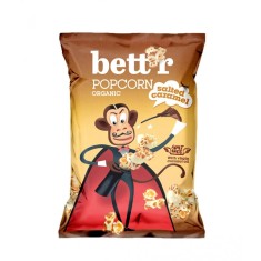 Popcorn caramel sarat bio 60g Bettr