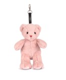 Jucarie de plus, Doudou, Breloc, Roz, 20 cm