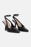 Answear Lab pantofi cu toc culoarea negru