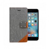 Husa Flip Astrum FC MATTE BOOK Apple iPhone 6/6s Gri, Cu clapeta, Vinyl