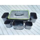 Set 6 Bacuri CUTII Nada EASTSHARK EVA Multi Box Feeder Cu Capac 38 x 26 x 12cm