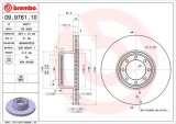 BREMBO 09.9761.10 PRIME LINE Disc frana