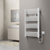 Radiator electric Follo 96x54x4,3cm 500W alb [pro.tec] HausGarden Leisure