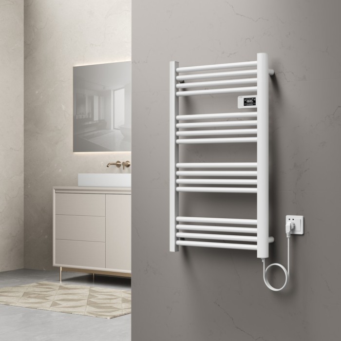 Radiator electric Follo 96x54x4,3cm 500W alb [pro.tec] HausGarden Leisure