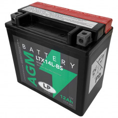 Baterie Moto LP Batteries Agm 12Ah 200A 12V LTX14L-BS