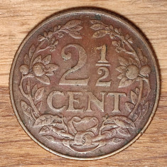 Antilele Olandeze - moneda de colectie - 2 1/2 cent 1956 - an rar greu de gasit