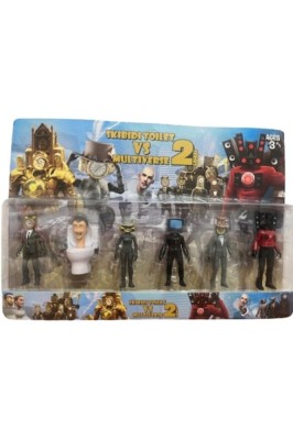 Set 6 figurine Skibidi Toaletă Vs Multivers 2 foto