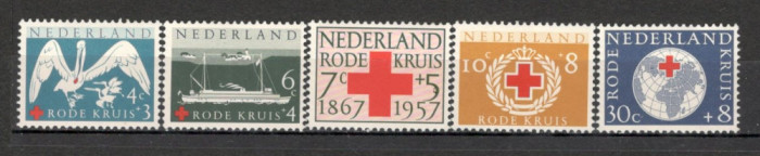 Olanda/Tarile de Jos.1957 90 ani Crucea Rosie GT.63