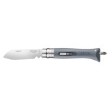 Cutit de buzunar N&deg;09, inox, 8 cm, &quot;DIY&quot;, Grey - Opinel