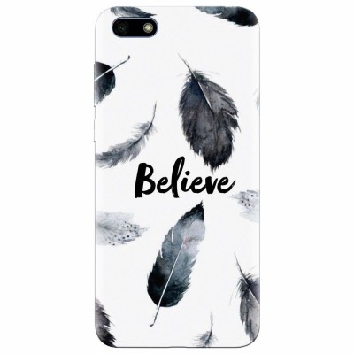 Husa silicon pentru Huawei Y5 Prime 2018, Believe foto