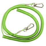 Cordon spiralat Dam Safety cu agrafe, 90-250cm