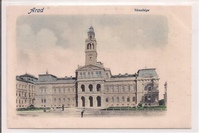 Carte postala necirculata din jurul anului 1900 Arad