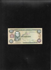 Jamaica 2 dollars 1992 seria234344 unc