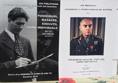 MISCAREA LEGIONARA ROMANII SI EVREII POGROMURI MASACRE EXECUTII CRIME INDIVIDUALE 2010 2 VOLUME ION PRELIPCEAN ROMANIA SI EVREII IN ANII &amp;#039;30 LEGIONAR foto