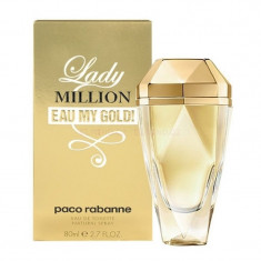 Apa de toaleta Femei, Paco Rabanne Lady Million Eau My Gold, 80ml foto