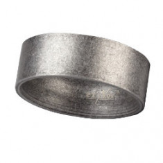 Inel otel inoxidabil cu aspect antichizat Metal 0.8 cm (Marime inele - EU: 68 -