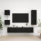 vidaXL Set dulapuri TV, 5 piese, negru, lemn prelucrat 3078801
