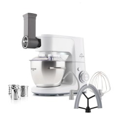 Robot de bucatarie ETA Gratussino III Smart 3023 90000, 1200 W, 4.5 litri, roti dintate metalice, gri/alb