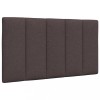 VidaXL Pernă pentru tăblie de pat, Hanko, maro &icirc;nchis, 80 cm, material textil 4019138
