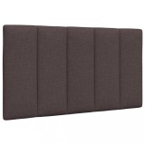 VidaXL Pernă pentru tăblie de pat maro &icirc;nchis, 80 cm, material textil 4019138