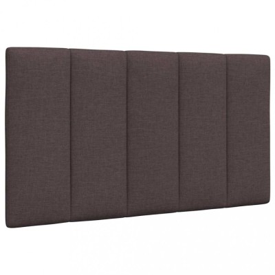 vidaXL Pernă pentru tăblie de pat, Hanko, maro &amp;icirc;nchis, 80 cm, material textil 4019138 foto