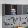 VidaXL Cabinet pentru Unelte cu raft negru și gri 100 x 20 x 55 cm 4103473