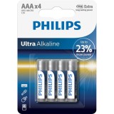 BATERII ULTRA ALKALINE AAA, 4 BUC