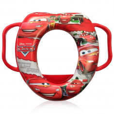 Reductor moale pentru toaleta cu manere Disney Cars, Rosu