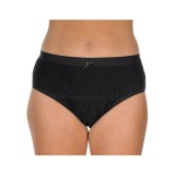 Chilot dama menstruali/incontinenta nivel 2/5, Suprima, Bumbac, Negru, Mar M