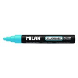 Marker pentru sticla - Fluoglass - Albastru | Milan