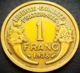 Cumpara ieftin Moneda istorica 1 FRANC - FRANTA, anul 1938 * cod 4821, Europa