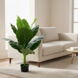 Planta artificiala Bananier Musa decorativa, 100 cm, verde