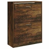 Cumpara ieftin Pantofar, stejar fumuriu, 63x24x81 cm, lemn compozit