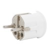 Fisa bipolara SC 15436 AMB, contact de protectie, 16A, alb