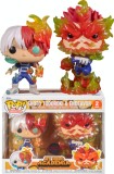 Set 2 figurine - My Hero Academia - Shoto Todoroki &amp; Endeavor | Funko