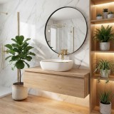 Lavoar pentru blat Rea Belinda Auriu Gold Edge