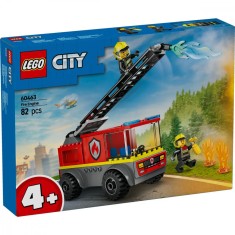 Lego City Camion De Pompieri Cu Scara 60463 foto
